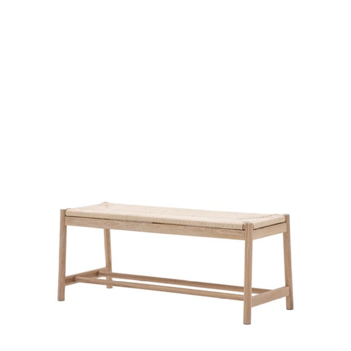 Return - Elda Rope 2 Seater Dining Bench, Natural, 110cm – image 5