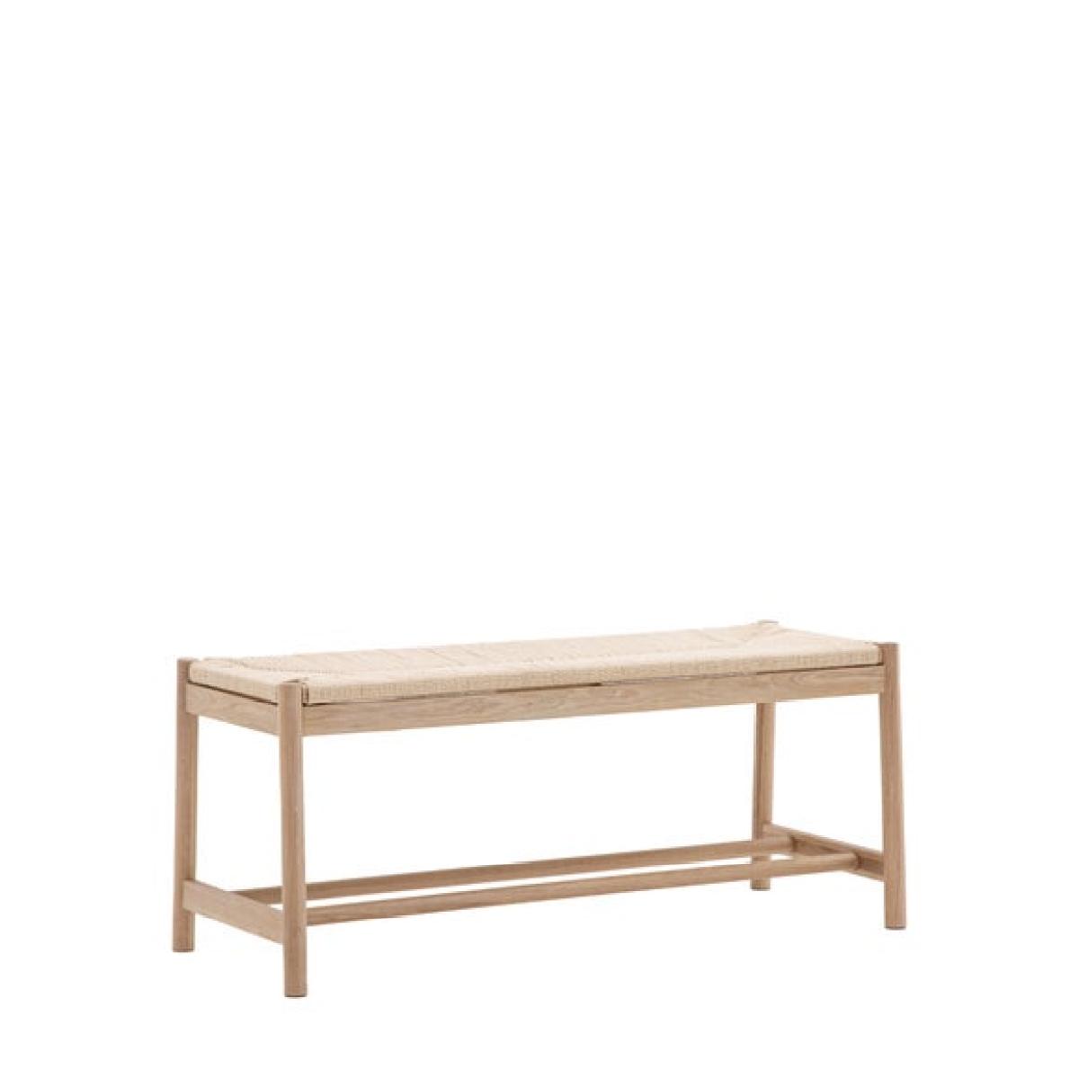Return - Elda Rope 2 Seater Dining Bench, Natural, 110cm – image 7