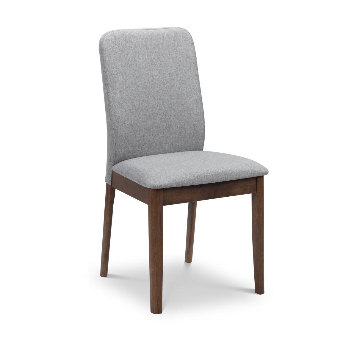 Berkely Dining Table with 6 Chairs Brown/Grey – image 4
