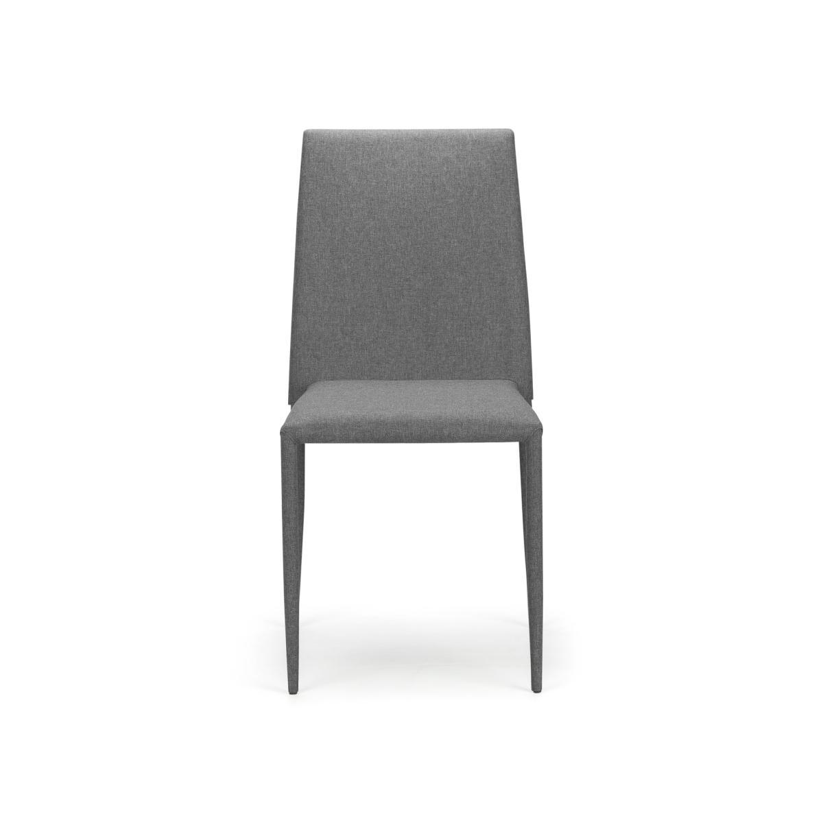 Scala Dining Table & 4 Jazz Grey Chairs Silver – image 4