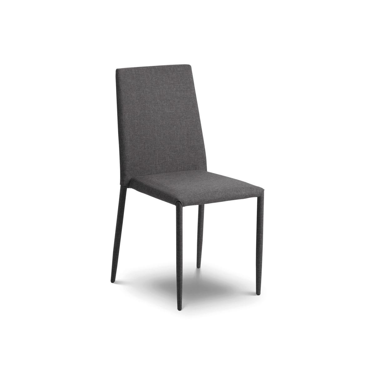 Scala Dining Table & 4 Jazz Grey Chairs Silver – image 5