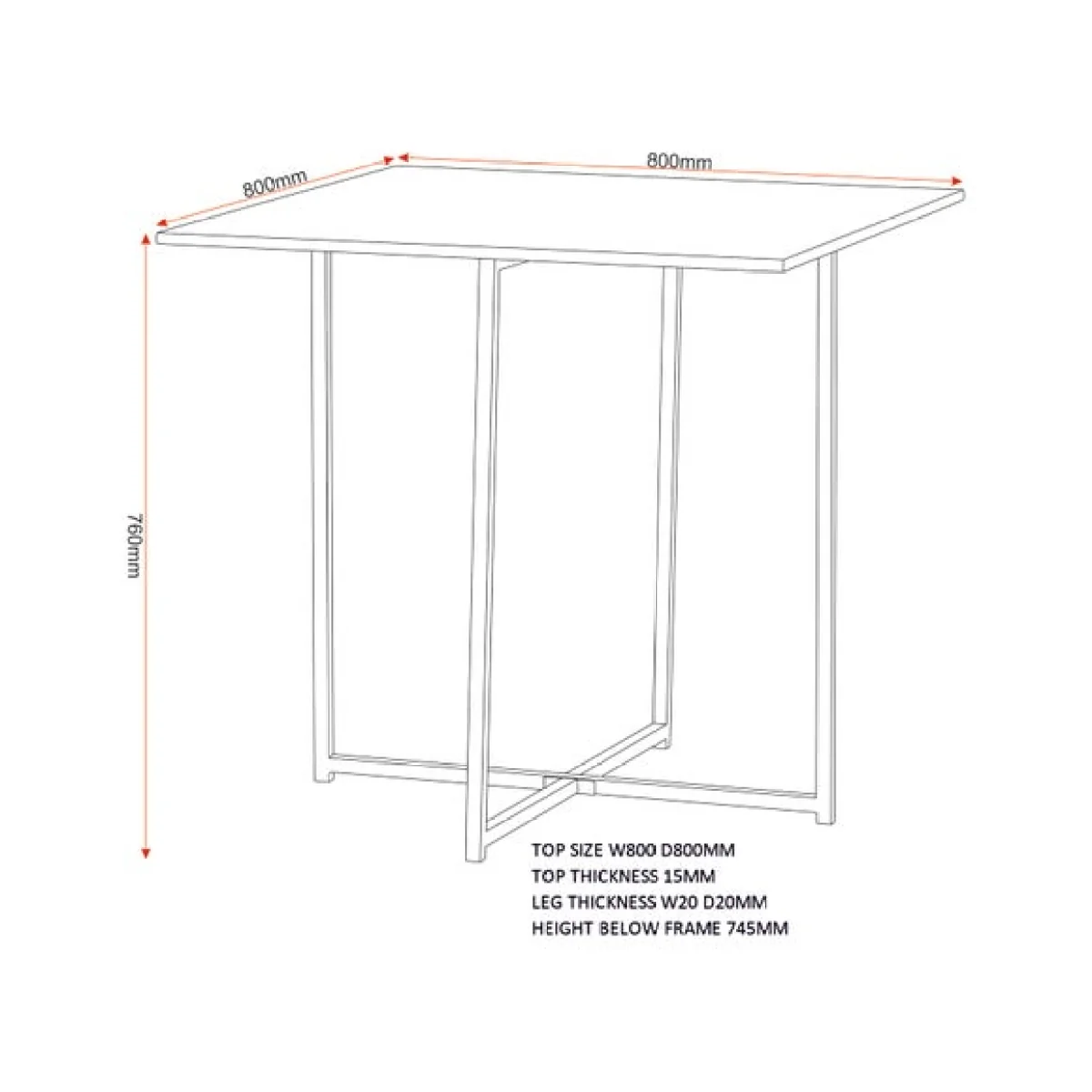 Kent Stowaway Dining Set with 4 Stools – image 7