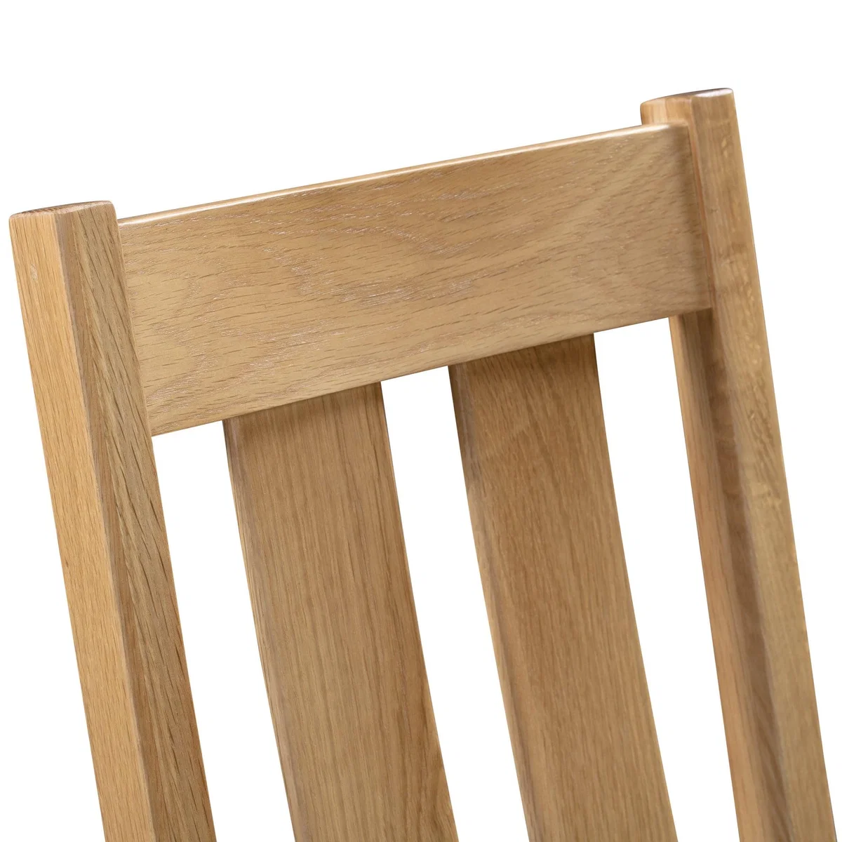 Cotswold Rectangular Extendable Dining Table with 6 Chairs, Solid Oak Oak – image 9