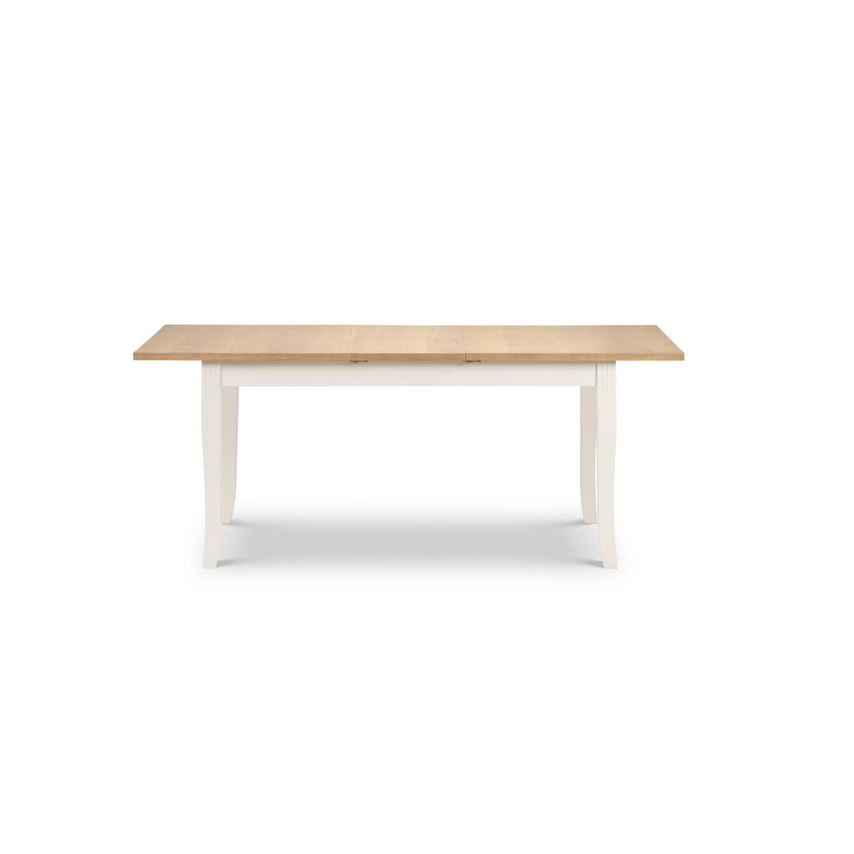 Davenport Extendable Dining Table with 4 Vermont Chairs Cream – image 3
