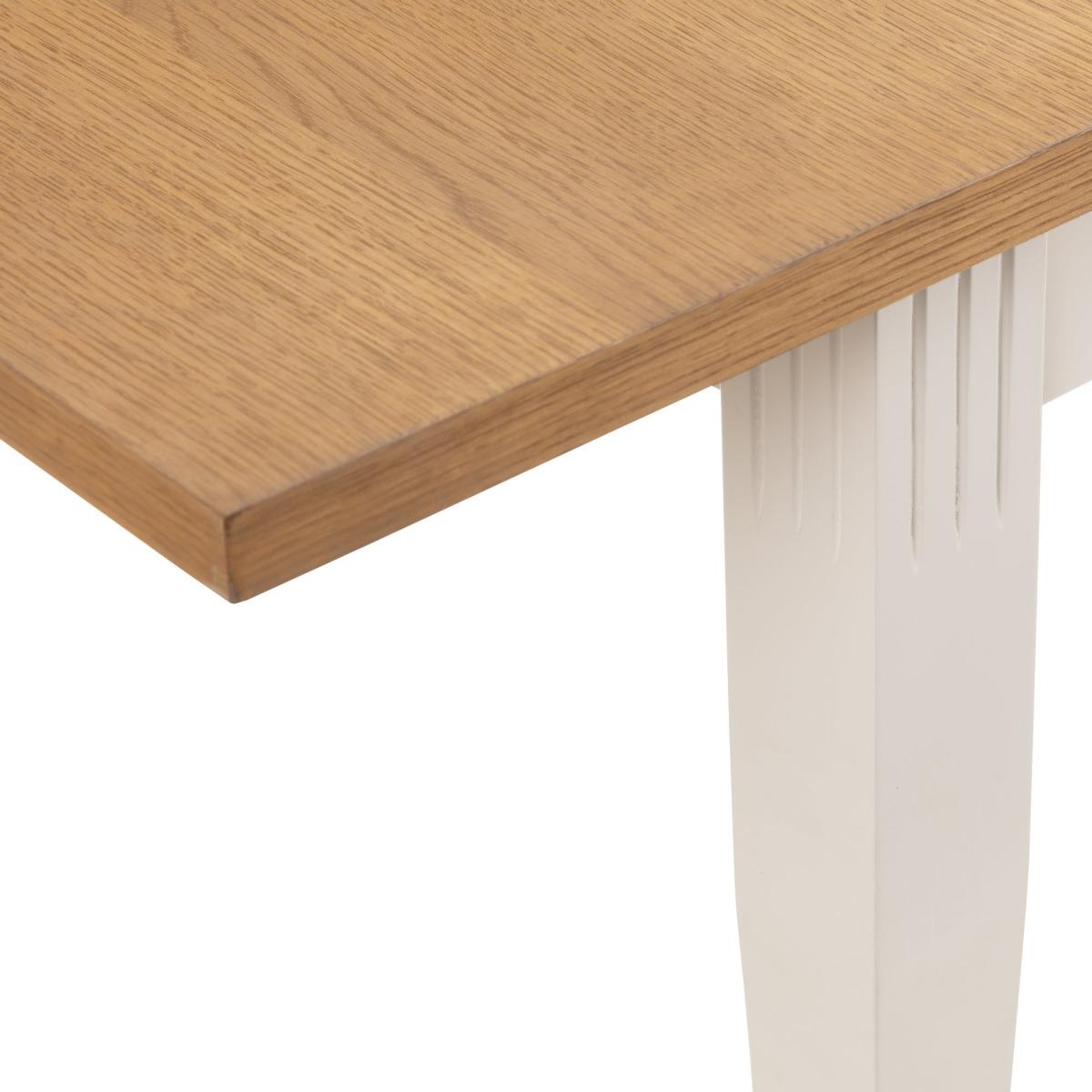 Davenport Extendable Dining Table with 4 Vermont Chairs Cream – image 5