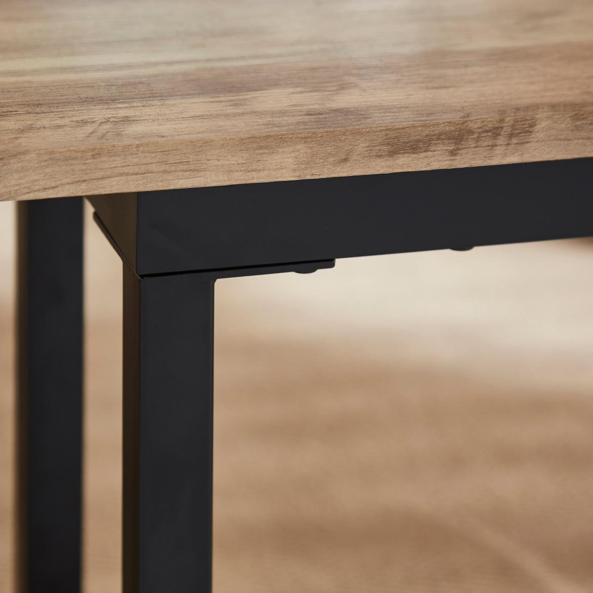 Sampson 6 Seater Dining Bench Set Light Wood – image 3