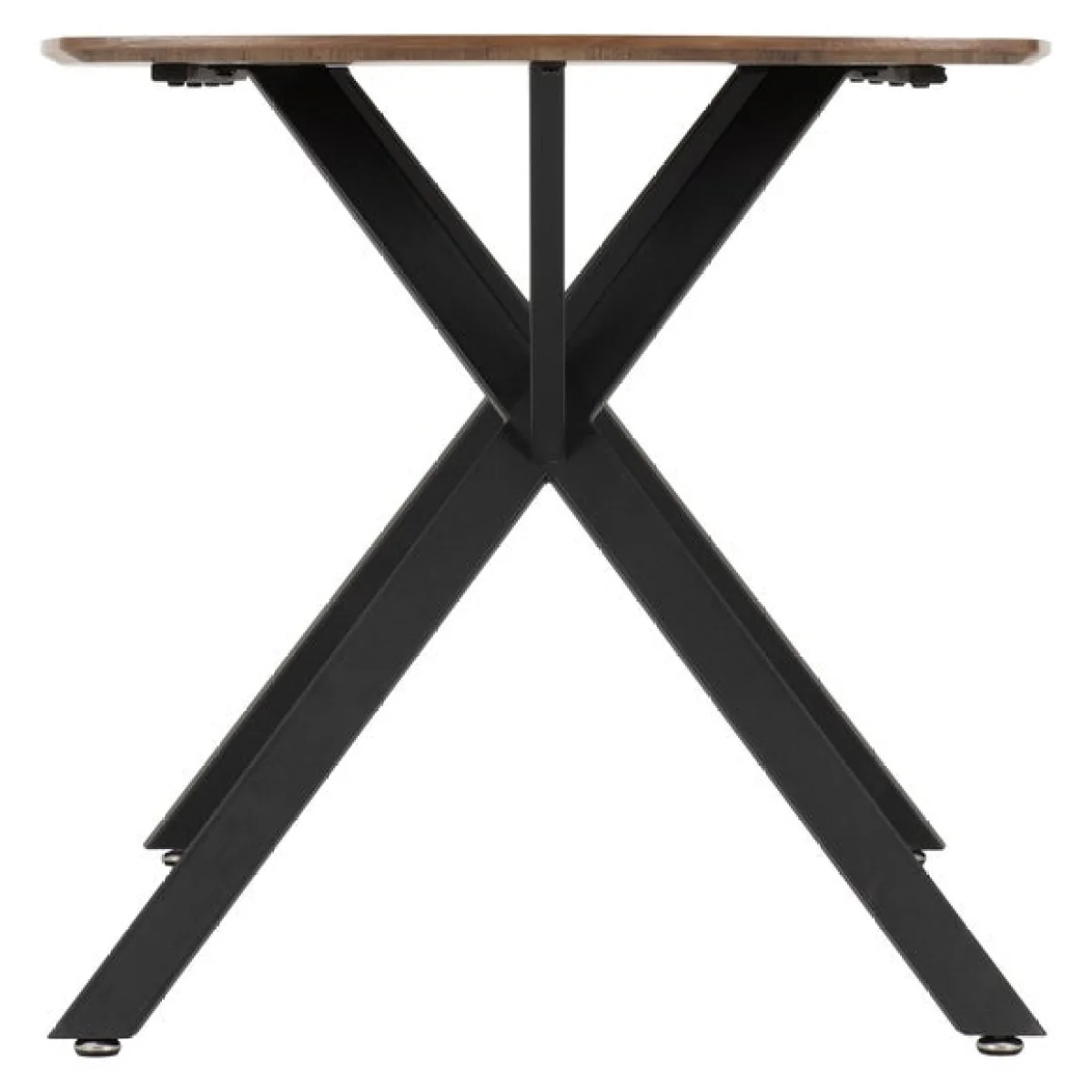 Athens Oak Effect Rectangle Dining Table with 4 Avery Dining Chairs – image 4