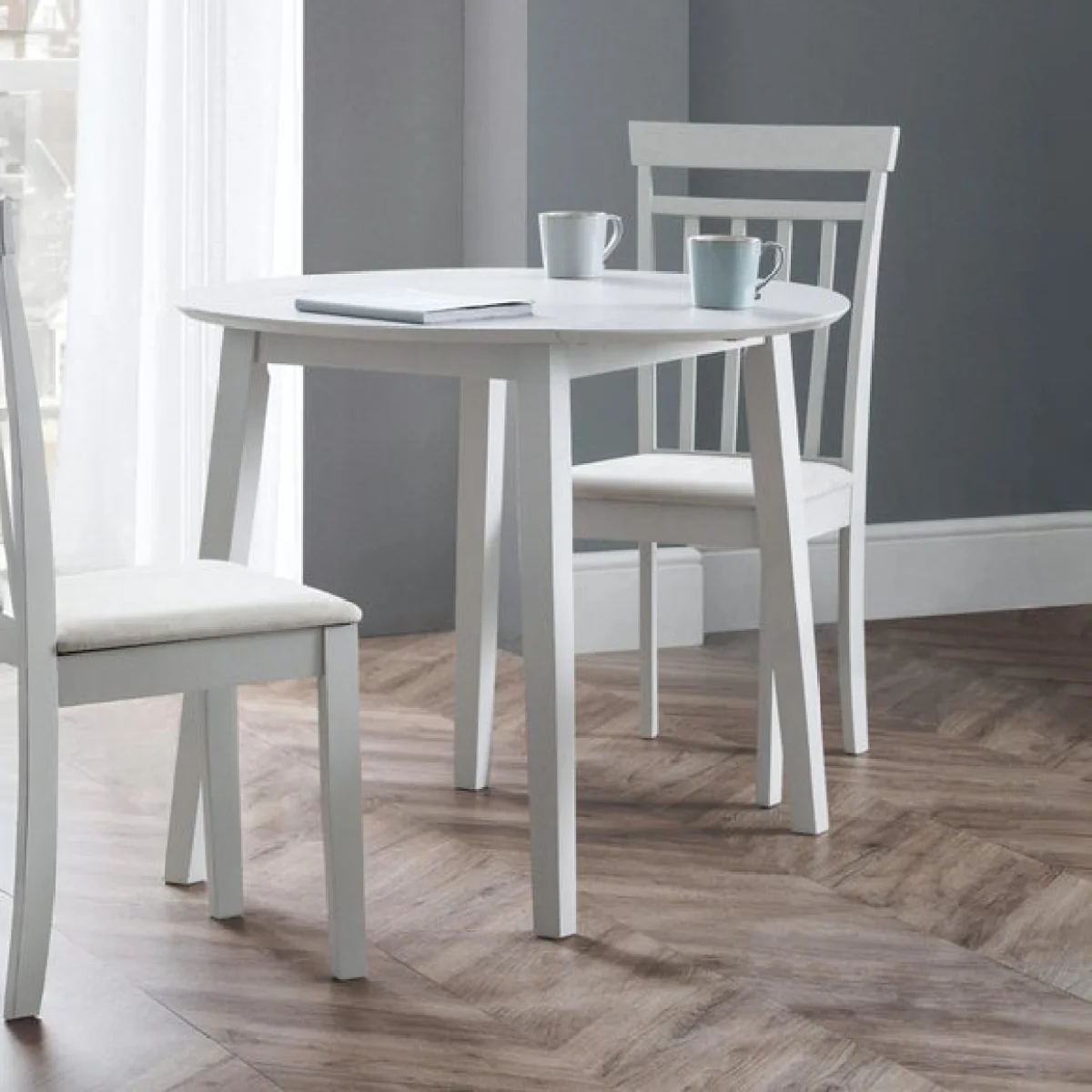 Coast Dropleaf Dining Table with 2 Coast Dining Chairs – image 2