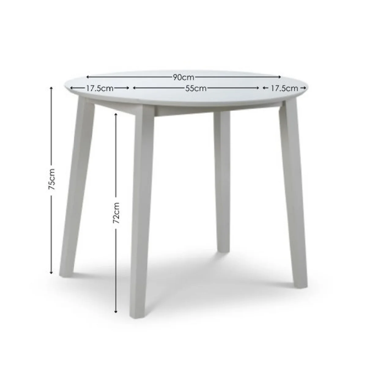Coast Dropleaf Dining Table with 2 Coast Dining Chairs – image 7