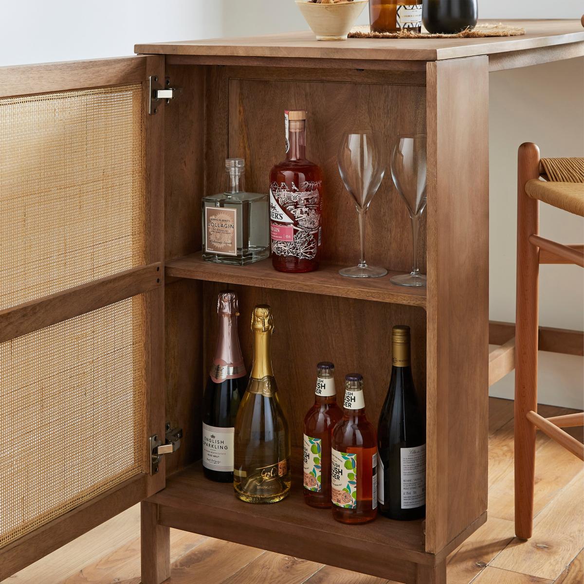 Indi Bar Table with 2 Lara Bar Stools Lara Natural – image 4