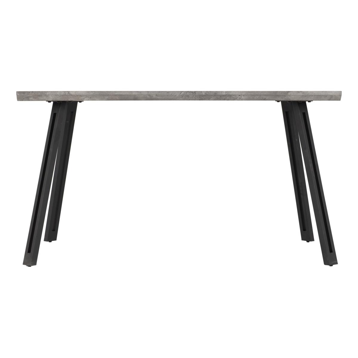 Quebec Wave Concrete Effect Dining Set Grey – image 4