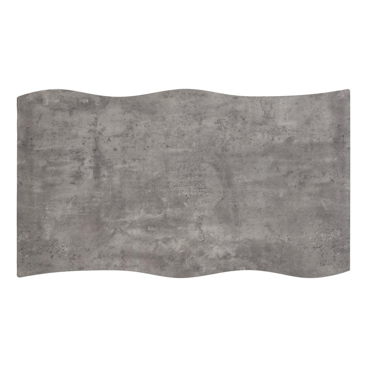 Quebec Wave Concrete Effect Dining Set Grey – image 7