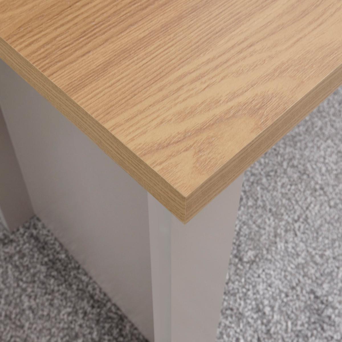 Lancaster 120cm Dining Table and Bench Set Grey – image 9