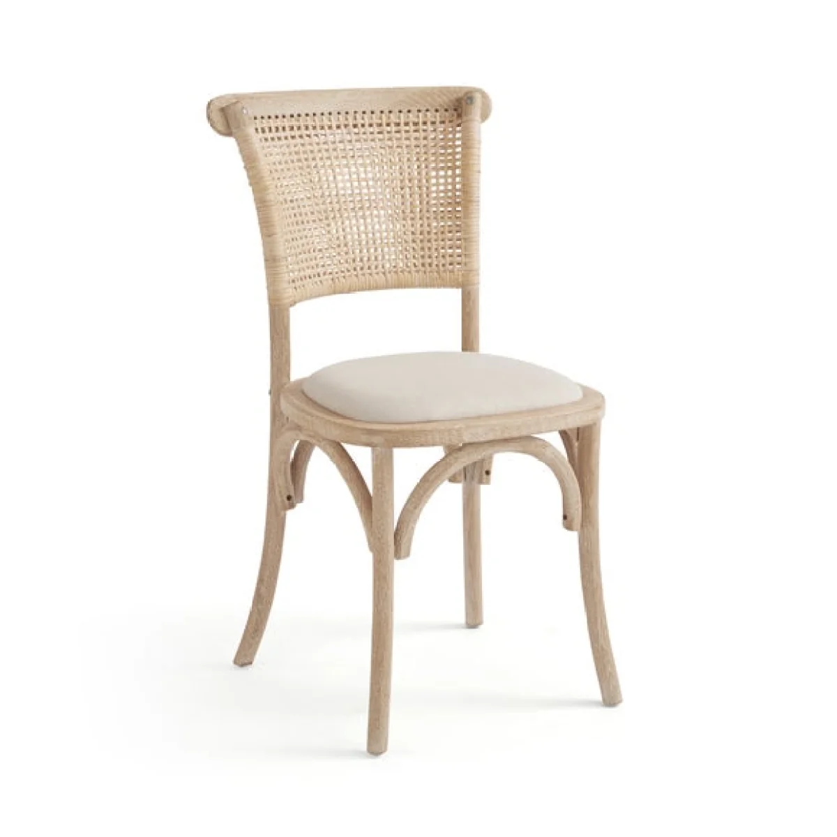 Xavi 6-8 Seater Extending Dining Table with 6 Florine Natural Dining Chairs – image 5