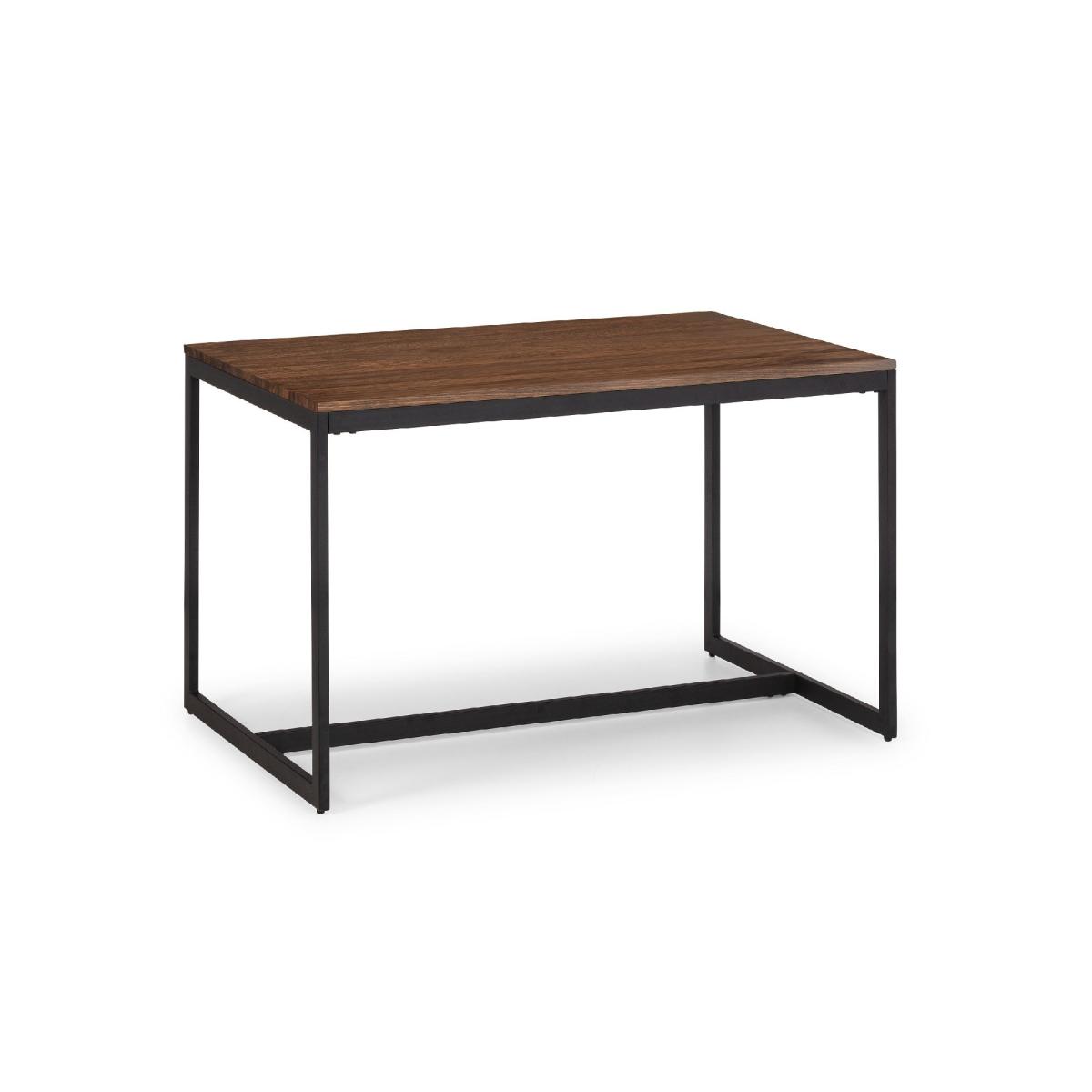 Tribeca Rectangular Walnut Dining Table with 1 Bench and 2 Monroe Chairs Brown – image 2