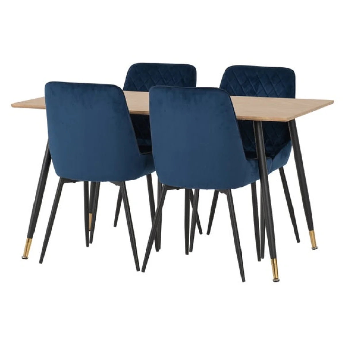 Hamilton & Avery 4 Seater Dining Table with 4 Dining Chairs – image 3