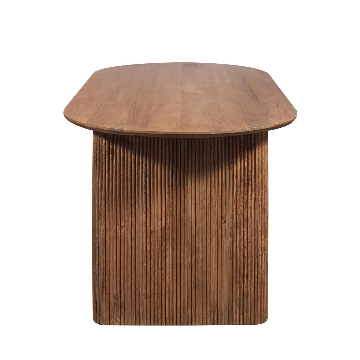 Indus Valley Zen Dining Table With 6 Boucle Stone Chairs – image 4