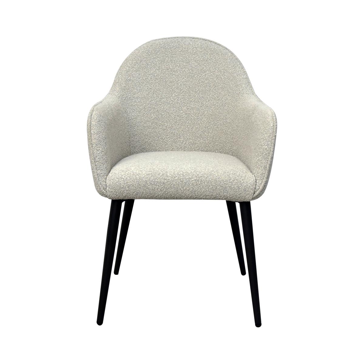 Indus Valley Zen Dining Table With 6 Boucle Stone Chairs – image 7