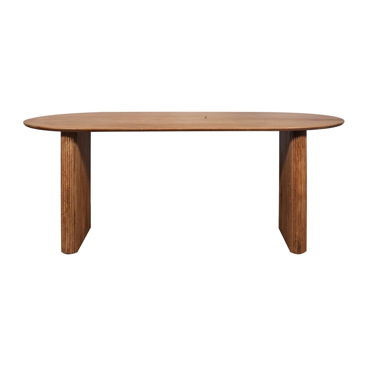 Indus Valley Zen Dining Table With 6 Boucle Stone Chairs – image 1
