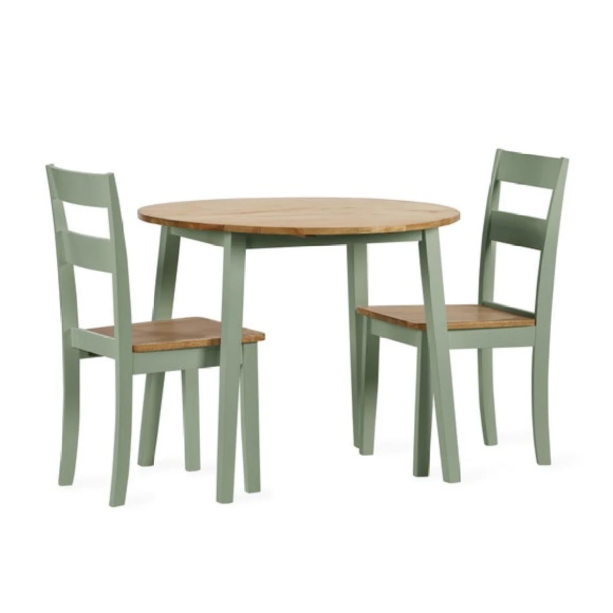 Linwood Round Dropleaf Dining Table with 2 Dining Chairs – image 3