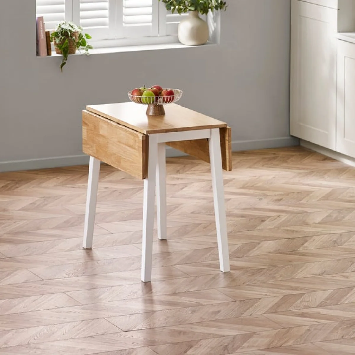 Linwood Square Dropleaf Dining Table with 2 Linwood Dining Chairs – image 3