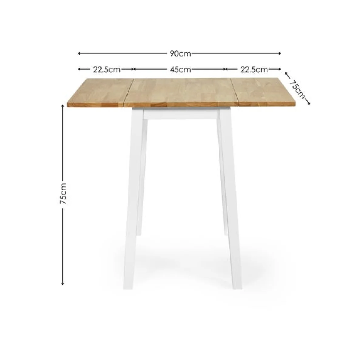 Linwood Square Dropleaf Dining Table with 2 Linwood Dining Chairs – image 8