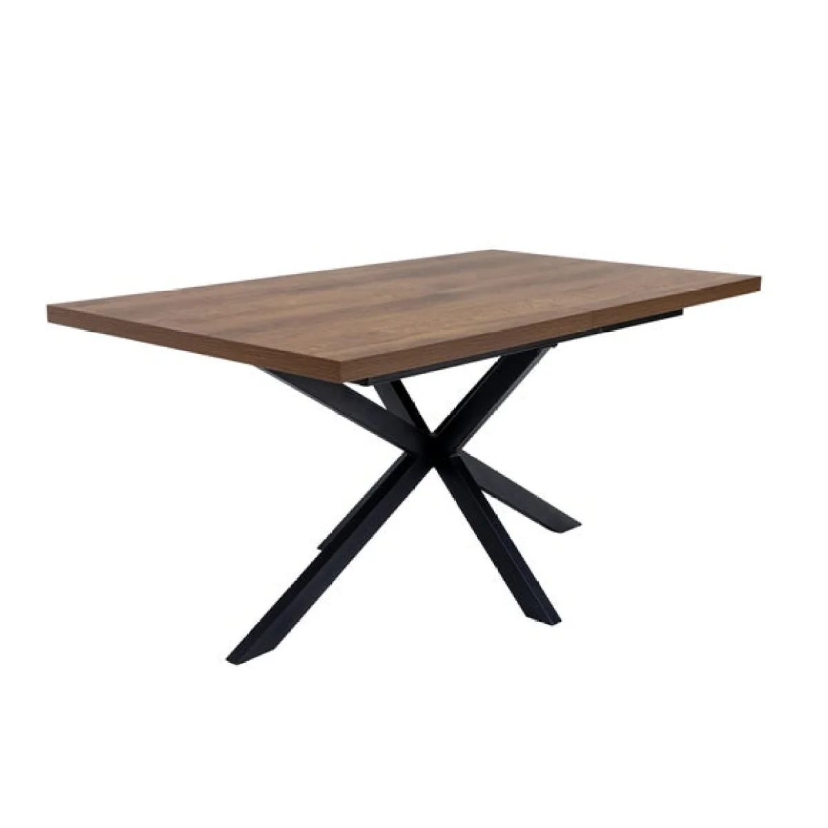 Panama Extendable Dining Table with 6 Fontana Faux Leather Dining Chairs – image 4