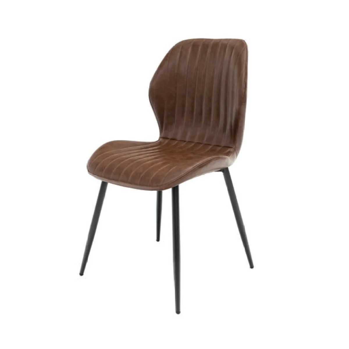 Panama Extendable Dining Table with 6 Fontana Faux Leather Dining Chairs – image 6