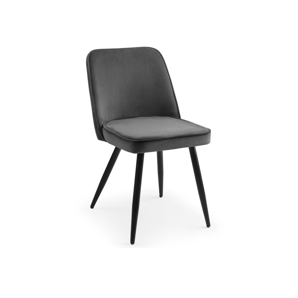 Berwick Round Dining Set with 4 Burgess Dining Chairs Grey – image 5