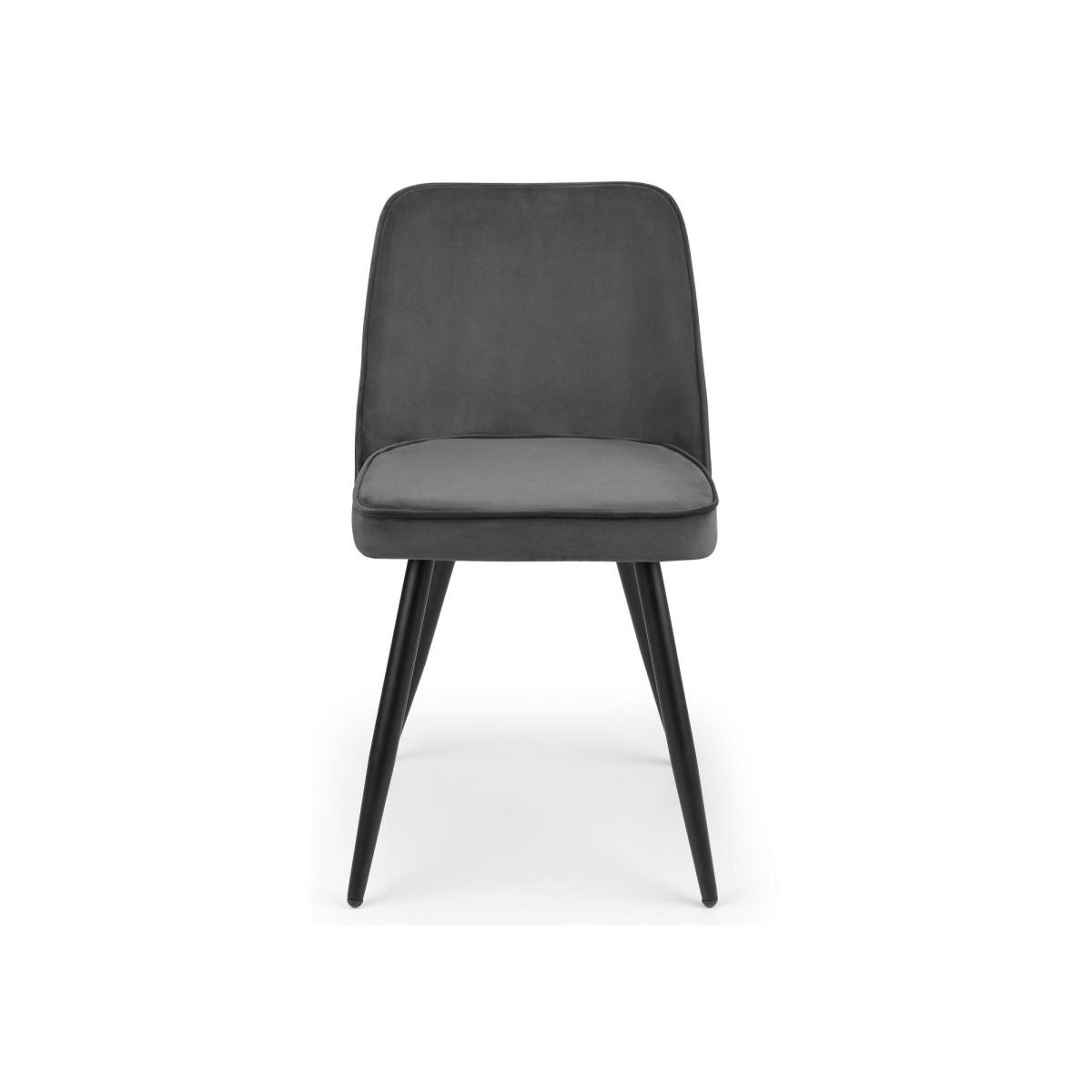 Berwick Round Dining Set with 4 Burgess Dining Chairs Grey – image 6