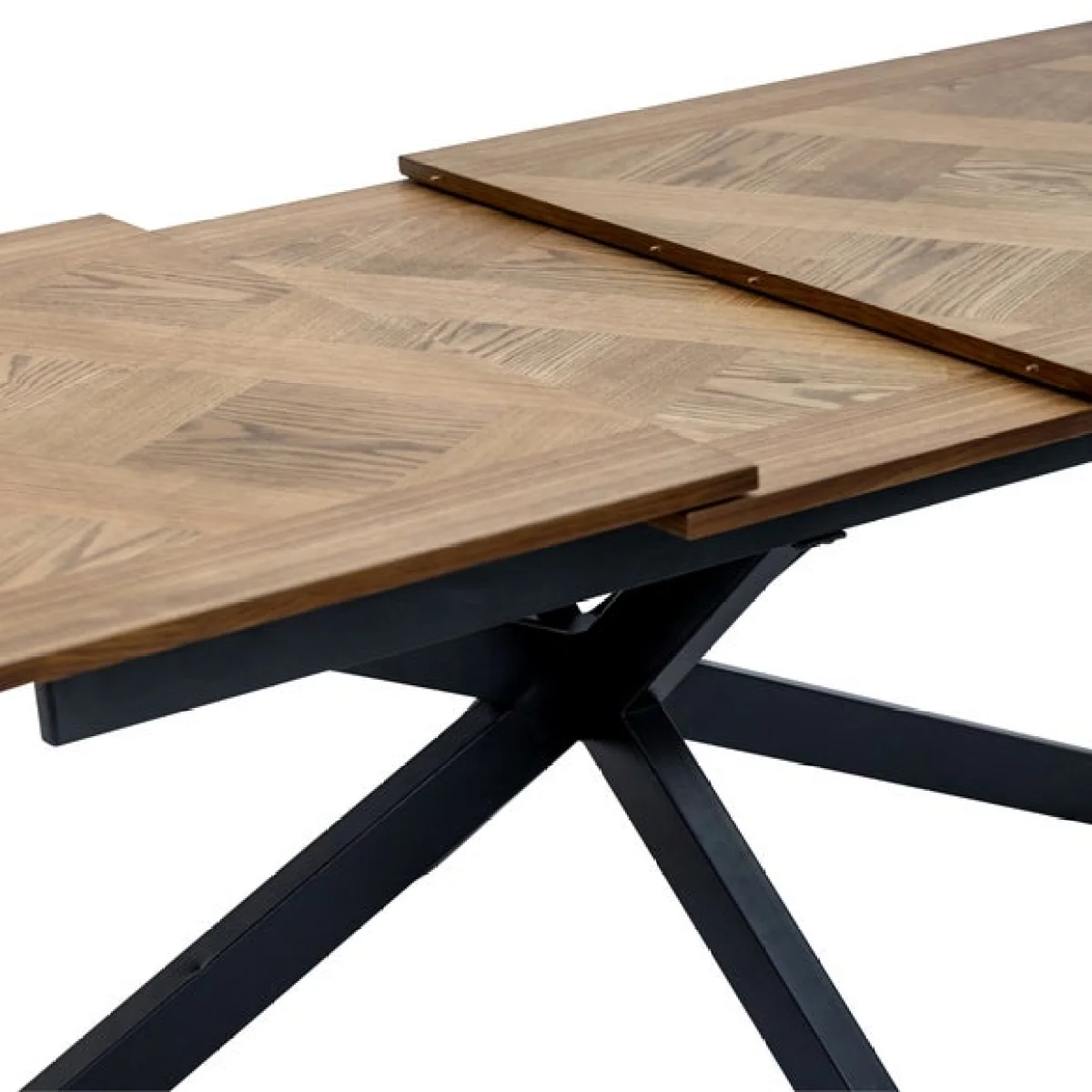 Payton Extandable Dining Table with 4 Sabenea Dining Chairs and Ebony Bench – image 5