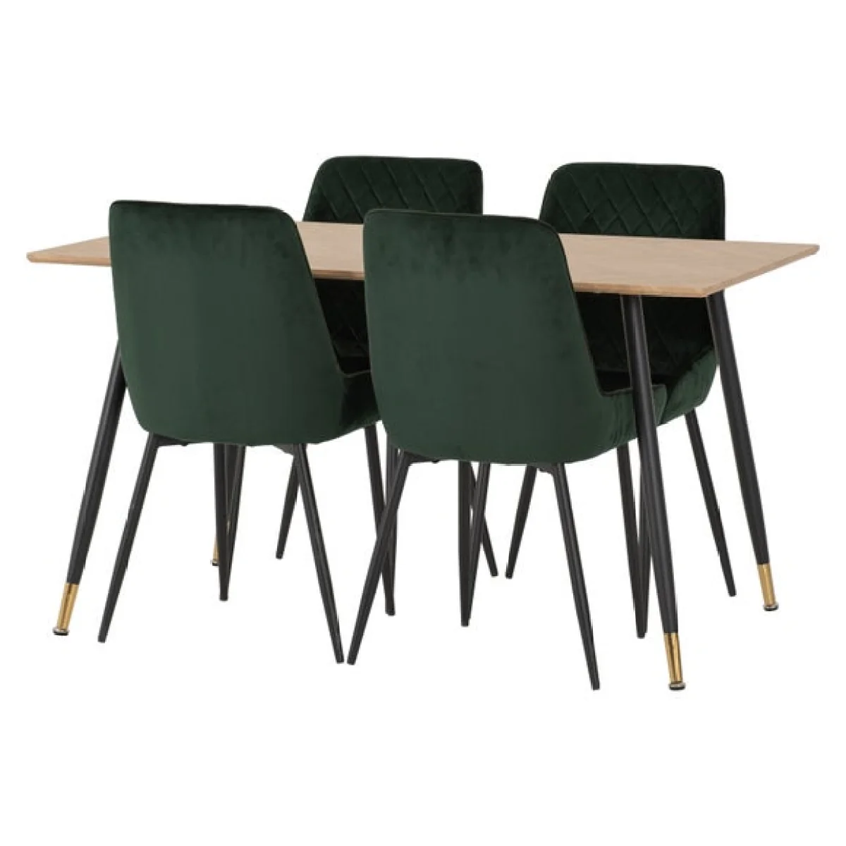 Hamilton & Avery 4 Seater Dining Table with 4 Dining Chairs – image 3