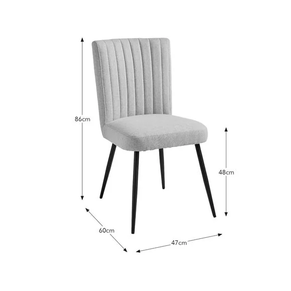 Fulton 4-6 Seater Fliptop Pine Effect Dining Table with 4 Taylor Natural Dining Chairs – image 9