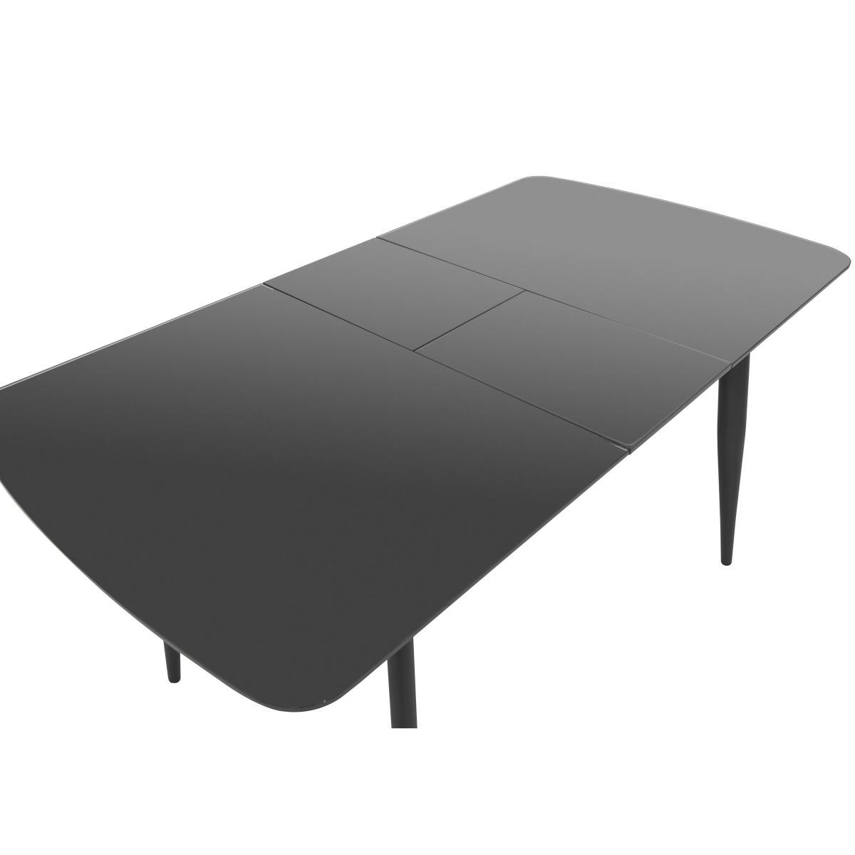 Ace Small Extending Dining Table and 4 Chairs - Grey – image 3