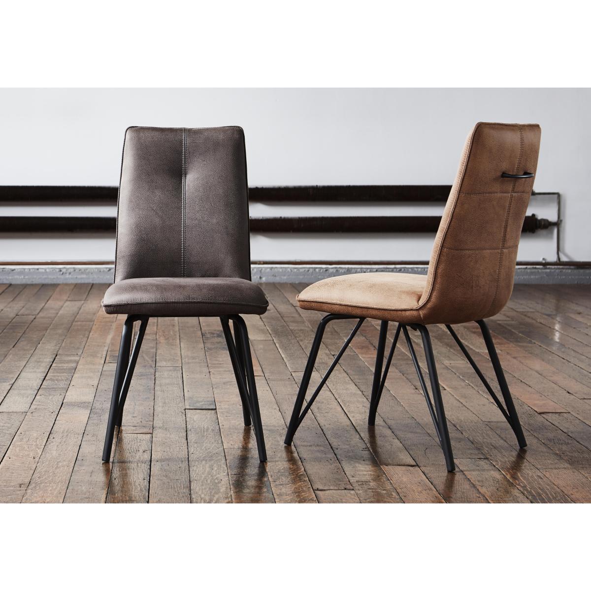 Habufa - Austin Extending Dining Table and 6 Chairs - 230-cm - Brown – image 6