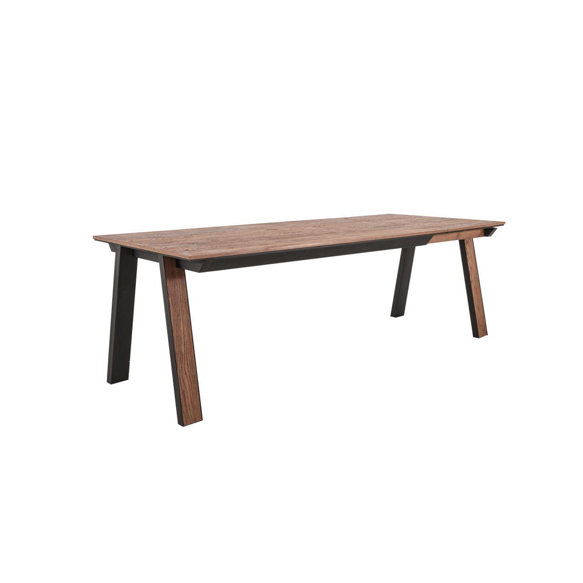 Habufa - Austin Extending Dining Table and 6 Chairs - 230-cm - Brown – image 9