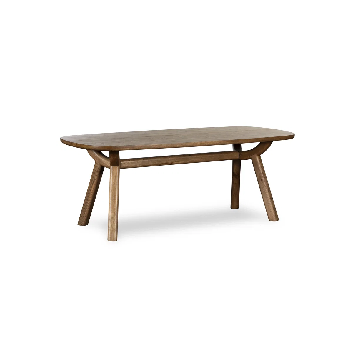 Pien Large Boat Shaped Oak Fixed Dining Table and 6 Faux Leather Chairs with Metal Legs - Taupe - In Time for Christmas – image 6