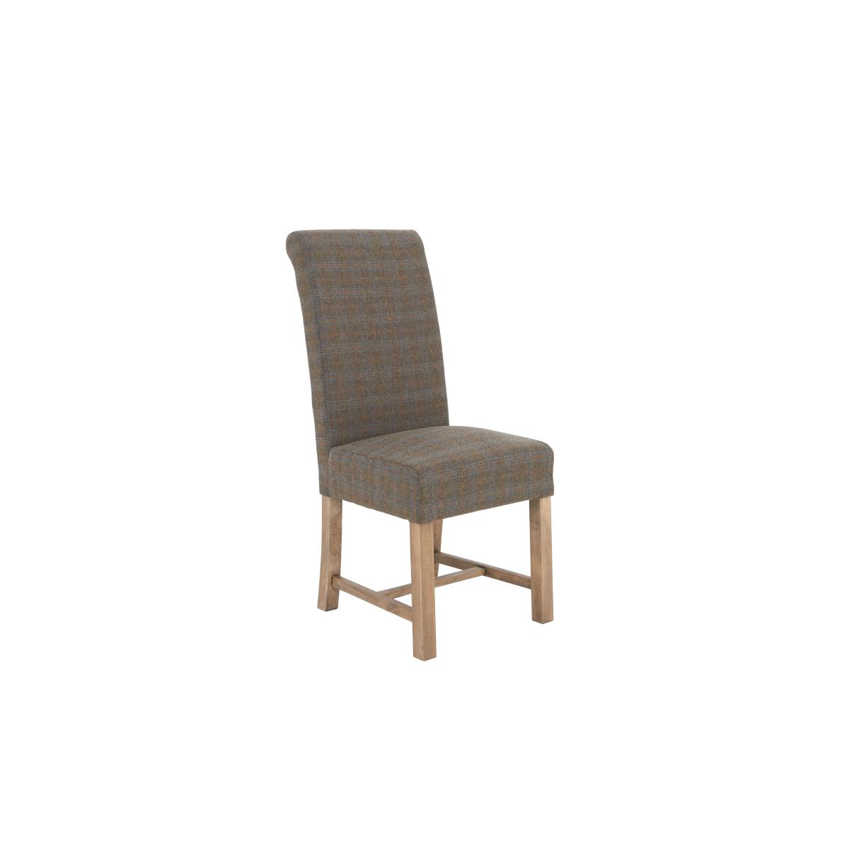 Hewitt Oval Extending Dining Table, 4 Slatted Chairs and 2 Upholstered Dining Chairs – image 5