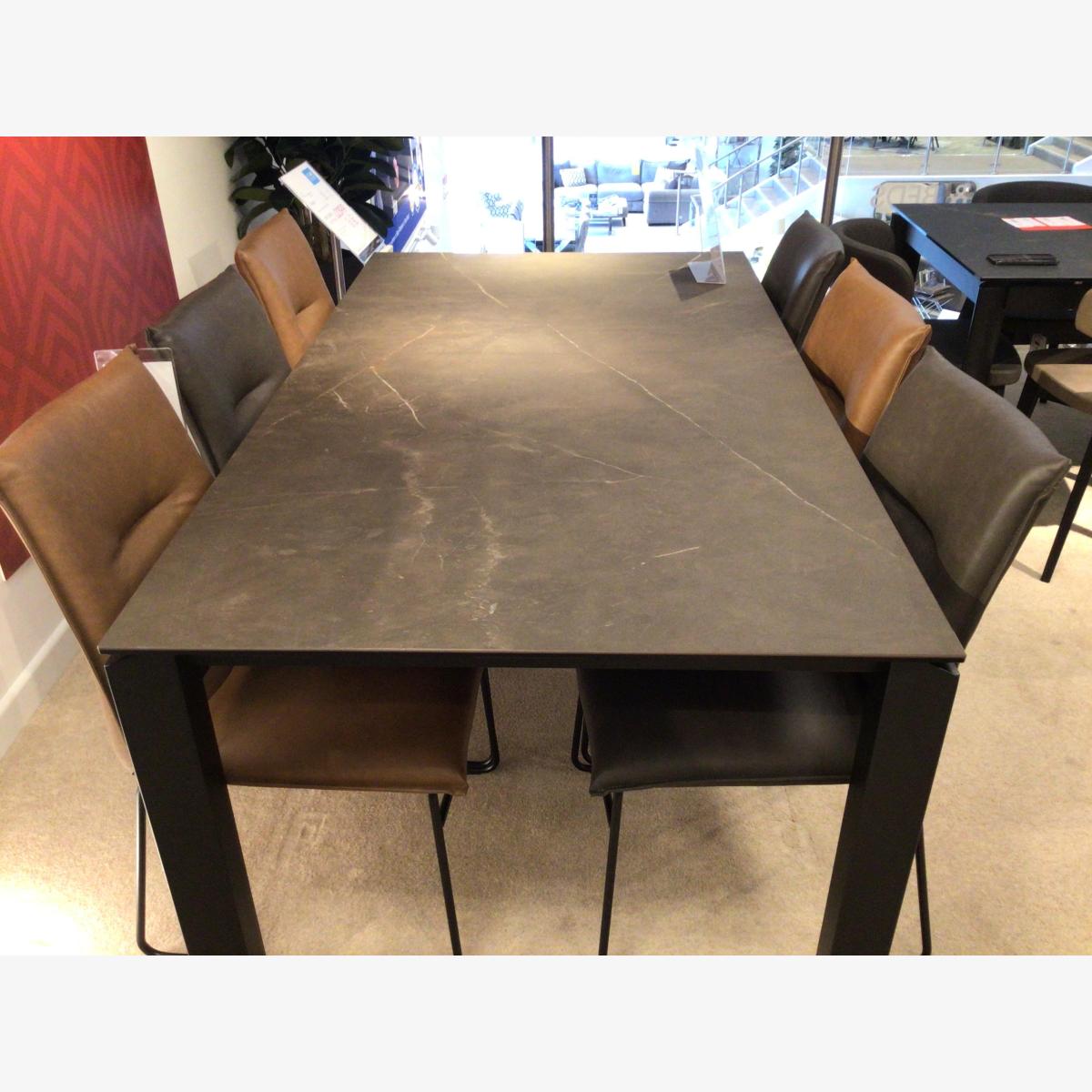 Connubia by Calligaris - Gate extending dining table with 6 chairs – image 1