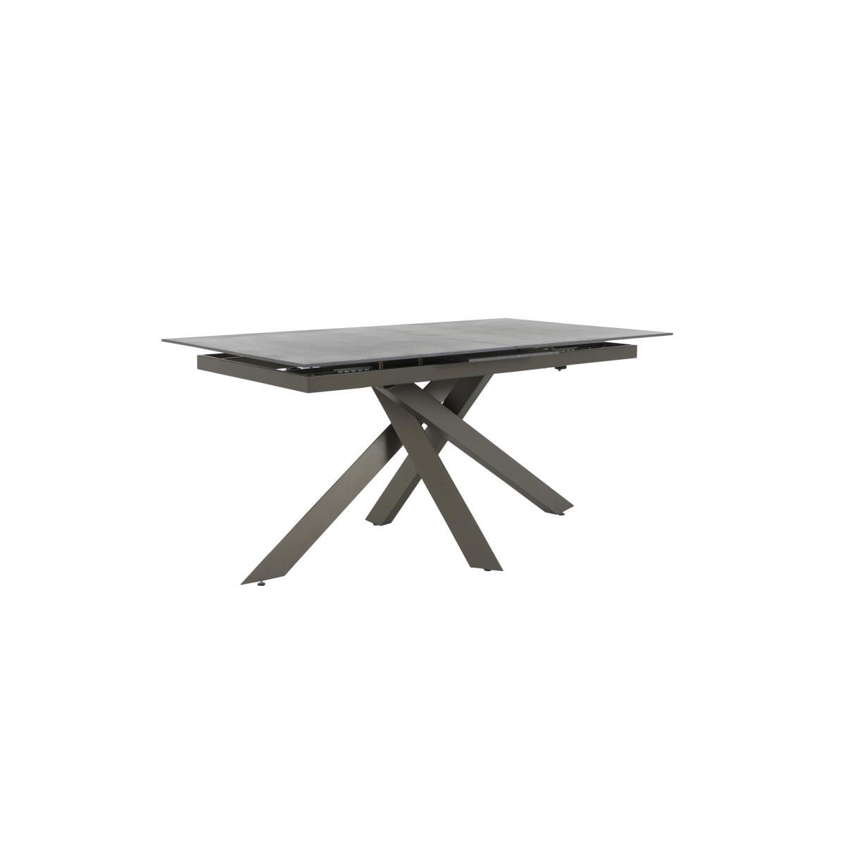 Samurai Extending Dining Table and 4 Velvet Dining Chairs – image 7