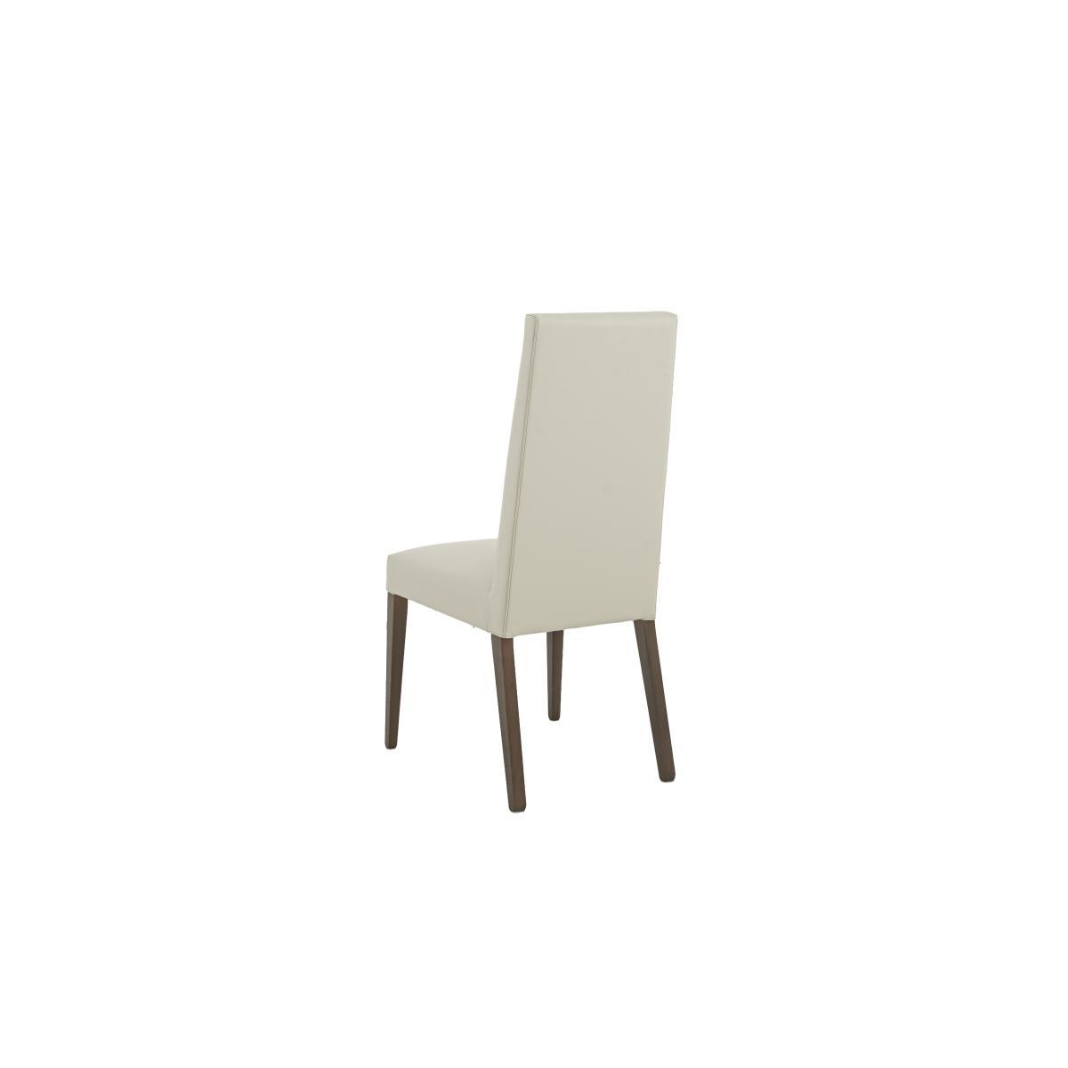 ALF - Vito Large Extending Dining Table and 6 Cream Faux Leather Dining Chairs – image 5