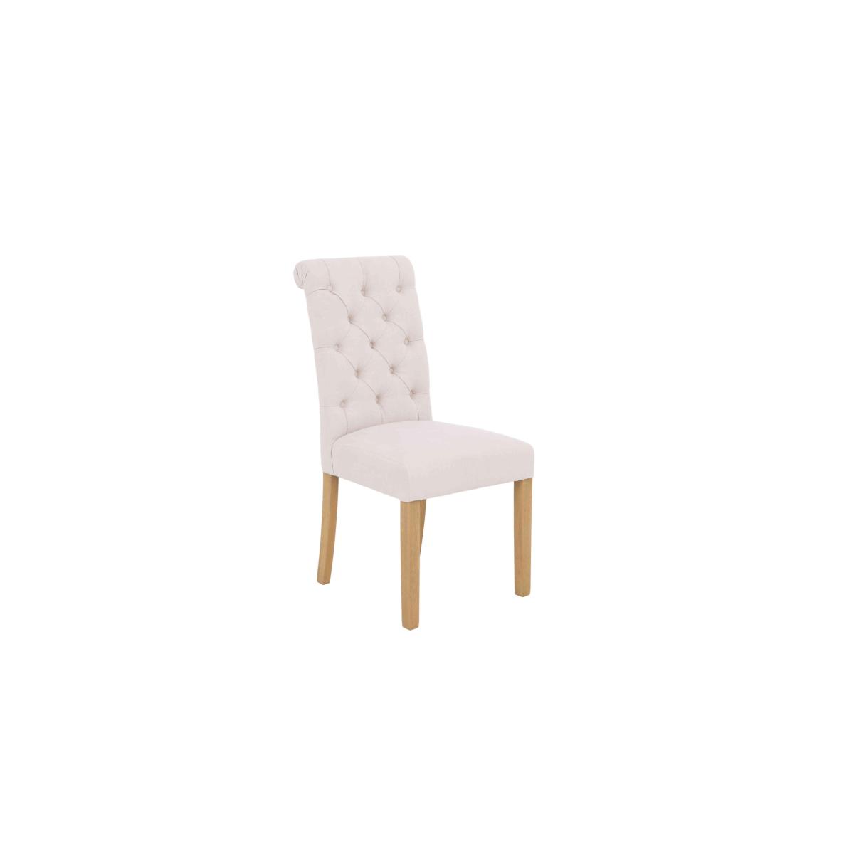 Furnitureland - Hamilton Round Extending Dining Table and 4 Button Back Chairs - Charcoal – image 7