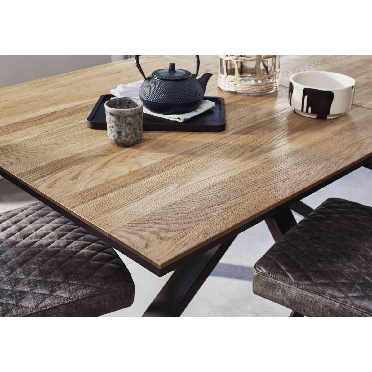 Earth Pop-Up Extending Dining Table and 6 Chairs - Platinum – image 3