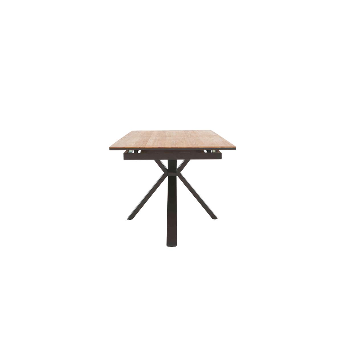 Earth Pop-Up Extending Dining Table and 6 Chairs - Platinum – image 9