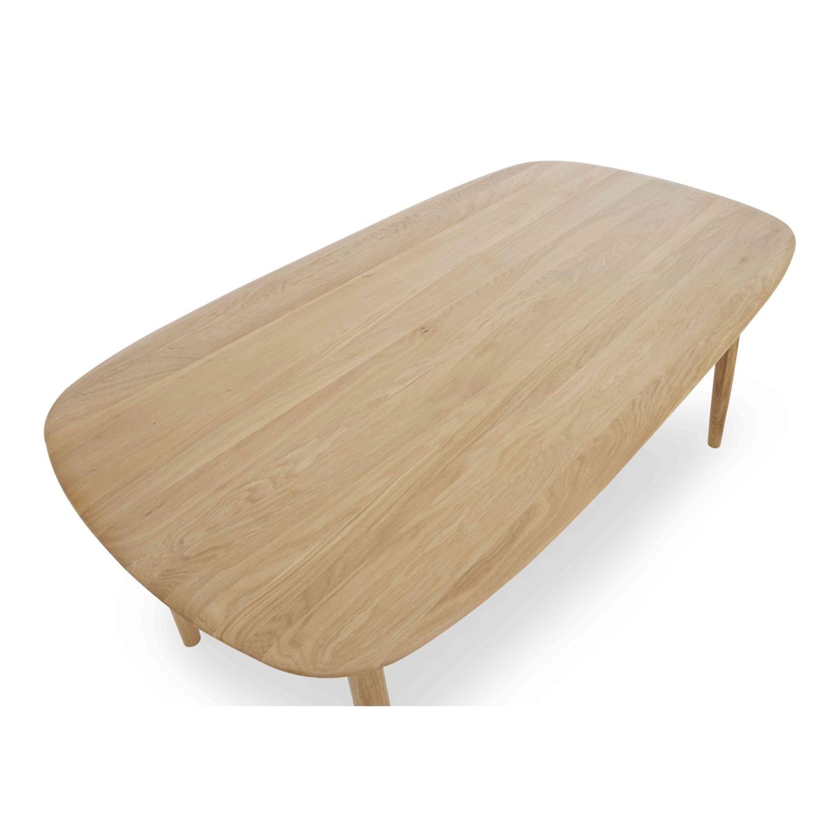 Stockholm Fixed Dining Table with 6 Wooden Chairs – image 2
