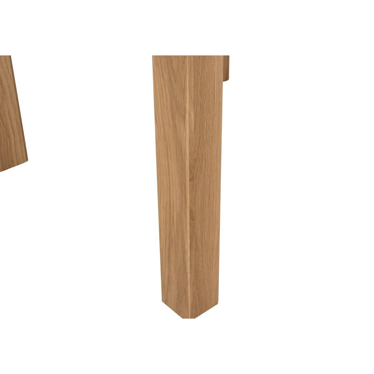 Furnitureland - California Round Solid Oak Extending Dining Table and 4 Faux Suede Dining Chairs – image 10