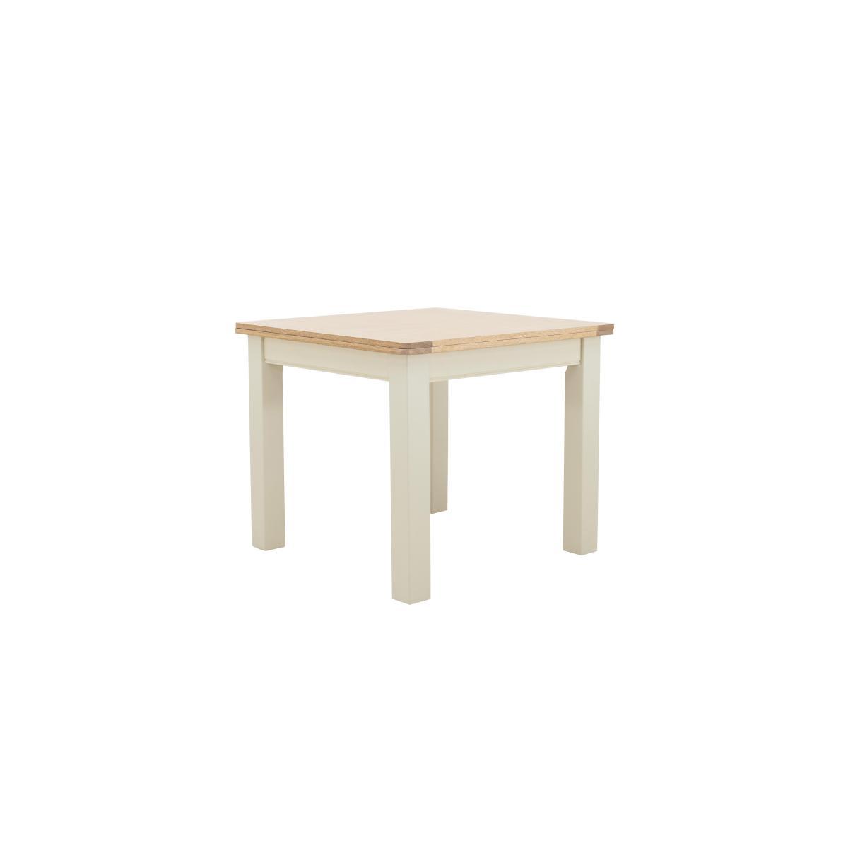 Furnitureland - Angeles Flip Top Extending Dining Table and 4 Fabric Dining Chairs in Nickel – image 9