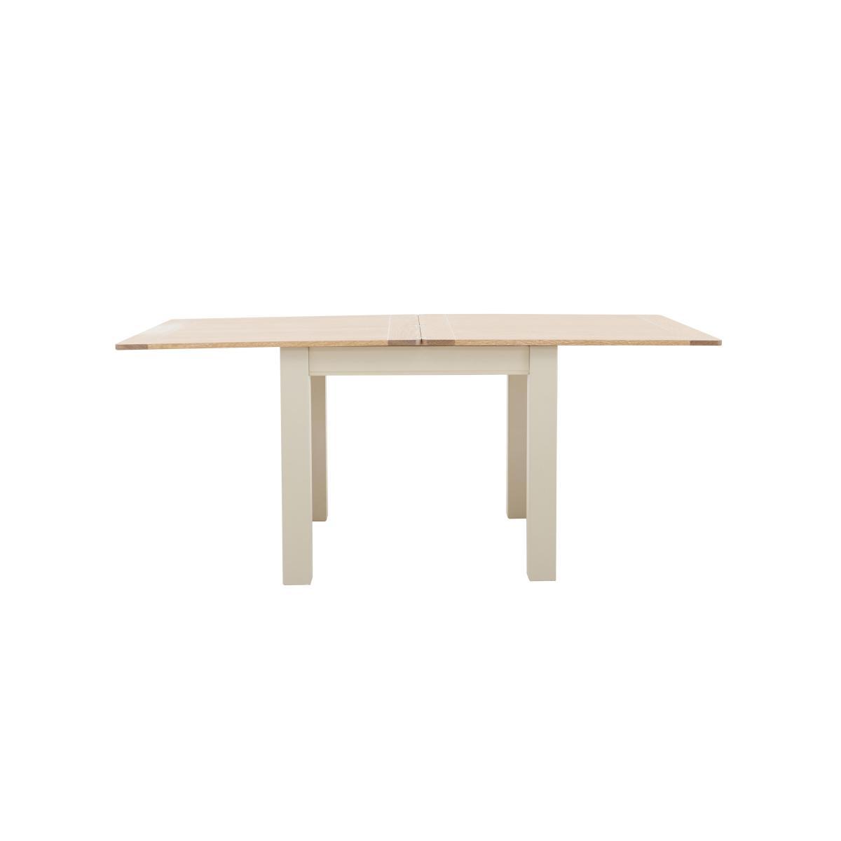Furnitureland - Angeles Flip Top Extending Dining Table and 4 Fabric Dining Chairs in Nickel – image 10