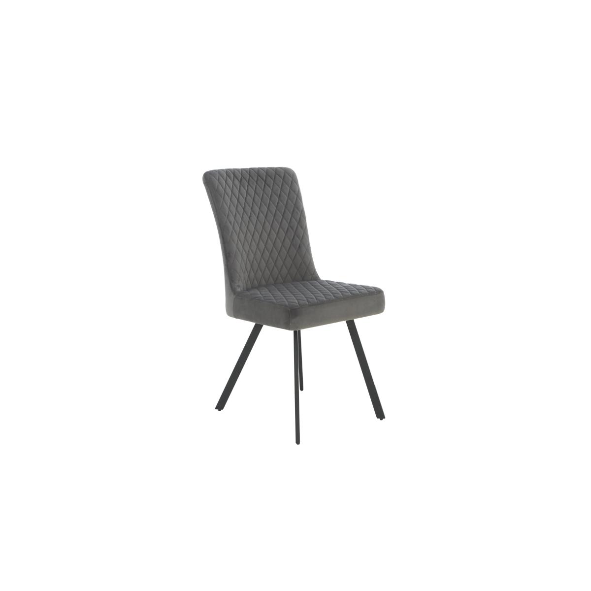 Mars Large Dining Table with 4 Velvet Chairs – image 6