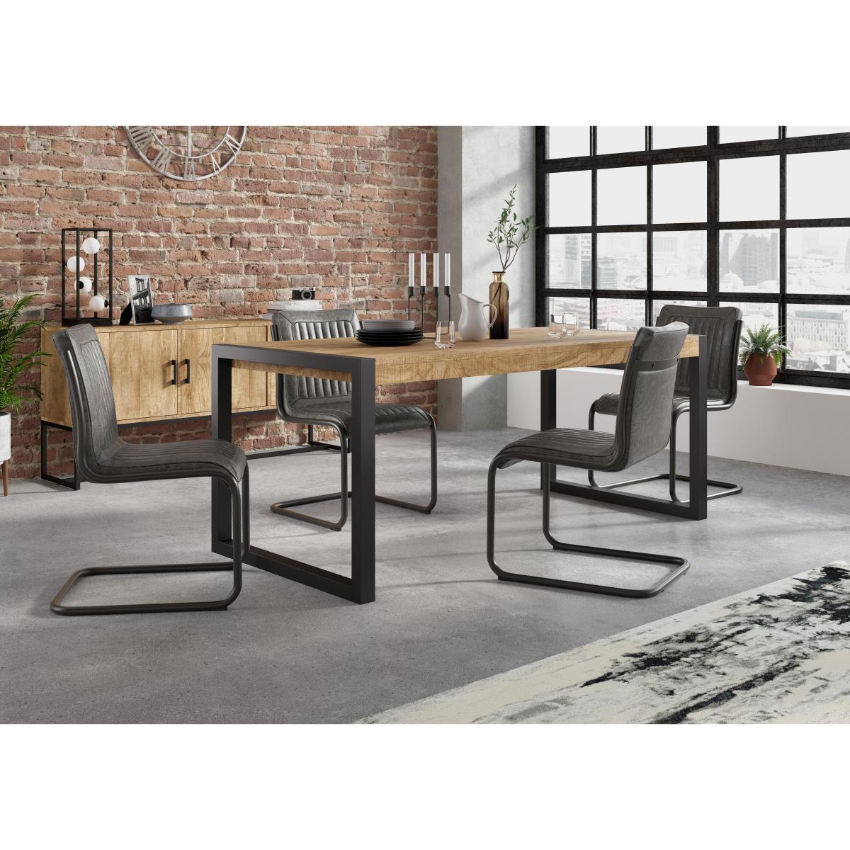 Fire 2.0 Table and 4 Dining Chairs - 130-cm – image 1